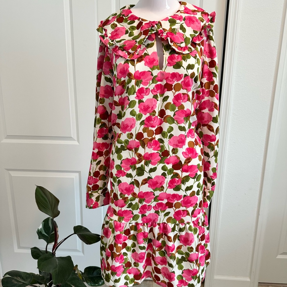 Pink and Green Flower dress